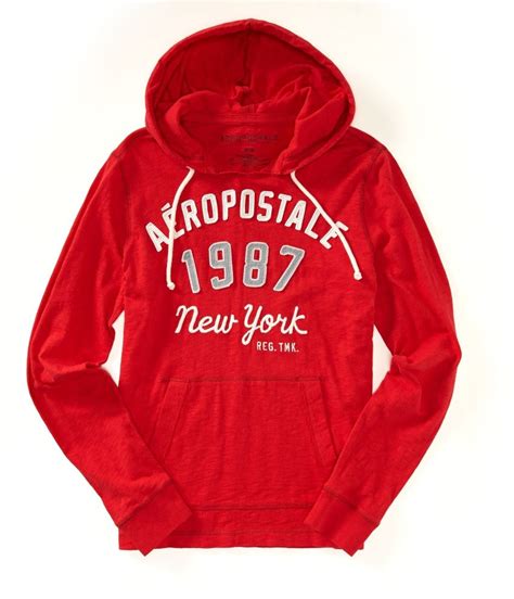 Aéropostale 1987 Popover Hoodie - Aeropostale | Hoodies, Hoodies men ...