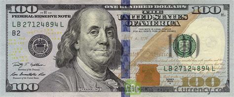 100 American Dollars banknote - Exchange yours for cash today