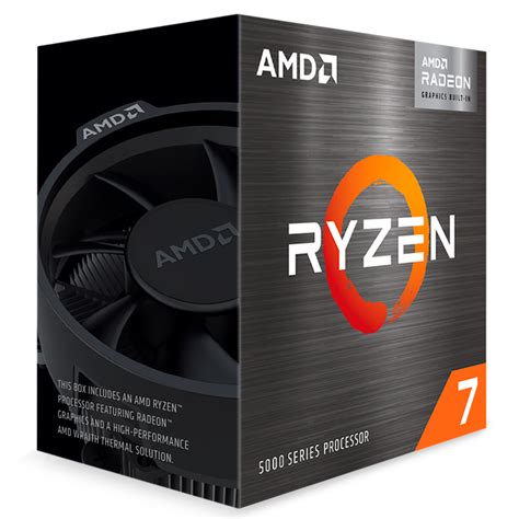 PROCESADOR AMD RYZEN 7 5700G APU 3.8GHZ / 4.6GHZ / 8 CORE 16Threads ...