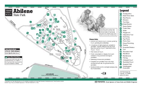 Abilene State Park Map - Florida State Fairgrounds Map