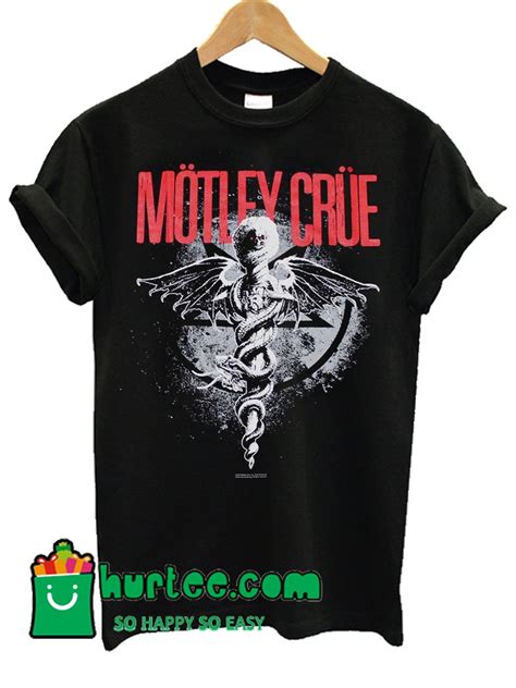 Motley Crue T shirt | Shirts, T shirt, Print clothes