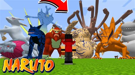 *NOVO* MOD DO NARUTO COM TODAS BIJUUS NO MINECRAFT ( kurama e muito mais) ‹‹ P3DRU ›› - YouTube