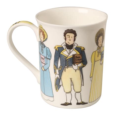 Jane Austen Famous Characters Mug | Jane austen, Mugs, Cotton tea towels