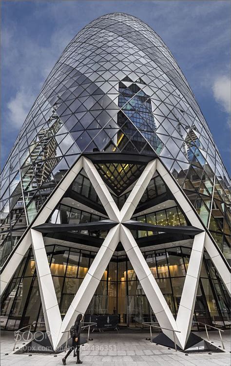 The Gherkin by HerbertAFranke | Contemporary building, Triangular architecture, Amazing architecture