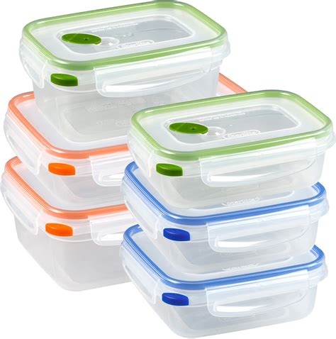 Sterilite Food Storage Containers - Ultra Seal (Set of 6) in Plastic ...