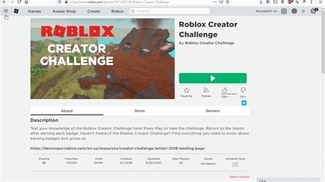 ROBLOX CREATOR CHALLENGE GIVES FREE ITEMS. - YouTube