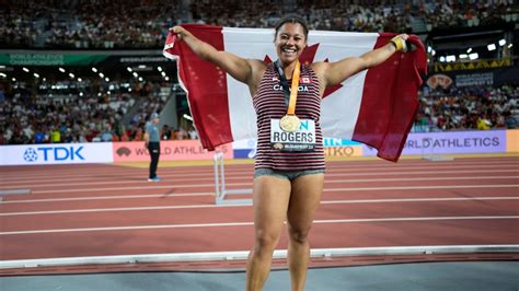 Canada's Camryn Rogers wins hammer throw world title | CTV News