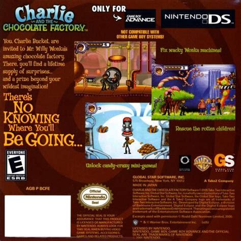 Video Game - Charlie and the Chocolate Factory Wiki