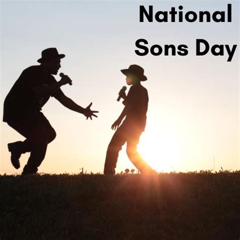 National Sons Day | September 28 And March 4 (When To Celebrate ...