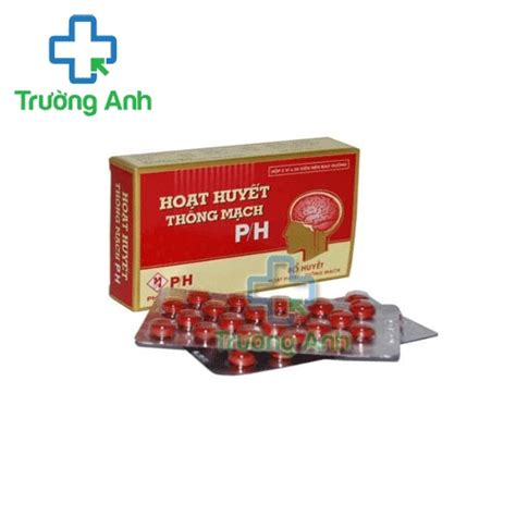 Hoạt huyết thông mạch P/H (viên) - Giúp lưu thông khí huyết