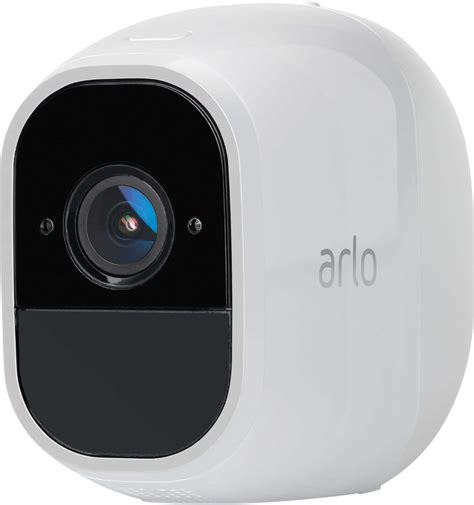 Arlo Pro 2 Indoor/Outdoor Wireless 1080p Security Camera System White ...