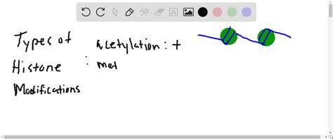 SOLVED:What types of histone modifications are responsible for ...