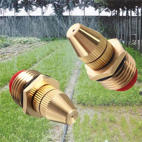 1/2 Inch Brass Adjustable Sprinkler Garden Lawn Atomizing Water Sprayer ...