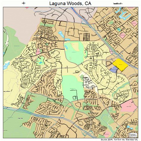 Laguna Woods Map Of Clubhouses