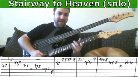 Guitar Tutorial: Stairway to Heaven Solo - w/ TAB - YouTube