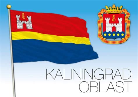 Kaliningrad oblast flag, Russia — Stock Vector © frizio #131626096