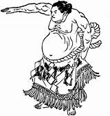 Vintage Sumo Wrestler coloring page  ColouringPages sketch template