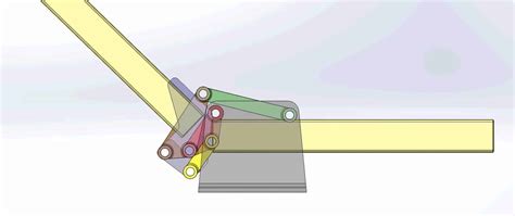 Another version of the six-bar folding linkage | Mechanical Design 101