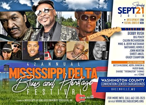 Mississippi Delta Blues & Heritage Festival-Greenville, MS