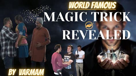 Is World Famous Magician Dynamo using Varmam? - The secret Dynamo's first magic trick revealed ...