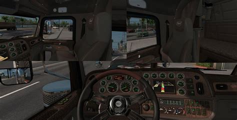 Peterbilt 389 SCS Light – Brown Interior Mod - ATS Mod | American Truck Simulator Mod