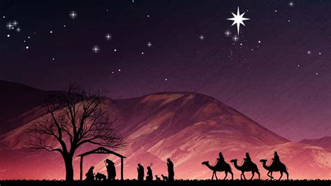 Download Christmas Nativity Scene | Wallpapers.com