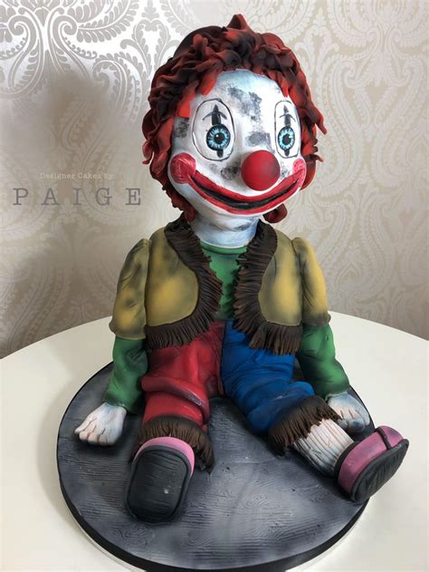 Scary clown cake | Clown cake, Cake designs, Scary clowns