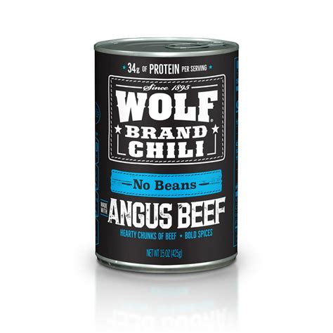 WOLF BRAND Angus No Beans Chili, 15 oz. - Walmart.com - Walmart.com