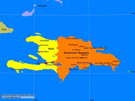 Haiti And Dominican Republic Map With Admin Areas In Adobe Illustrator | Images and Photos finder