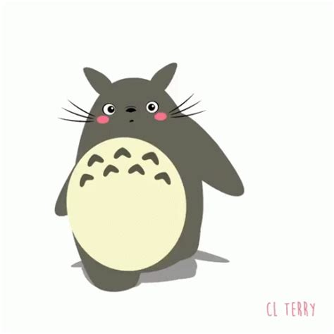 Totoro Walk GIF - Totoro Walk Strut - Discover & Share GIFs