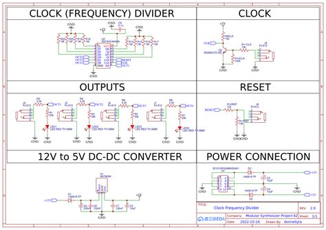 Clock Frequency Divider Design - EasyEDA open source hardware lab