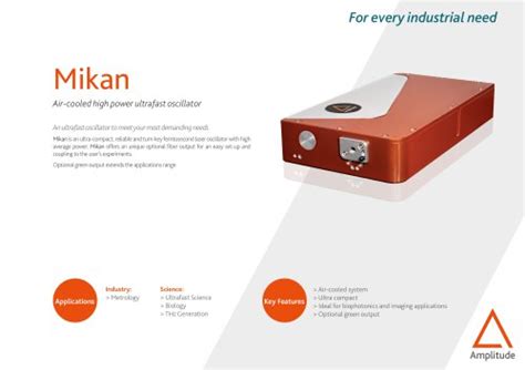 Mikan - Amplitude - PDF Catalogs | Technical Documentation | Brochure