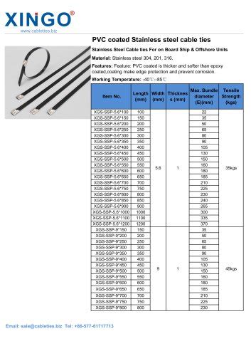 Pvc Cable Ties Sizes - Cable