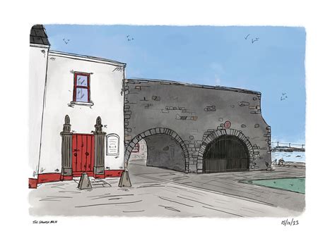 Spanish Arch Galway, Printable, A4 / A3 Digital Download - Alan Fitzpatrick