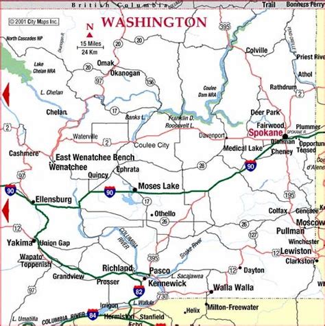 Eastern Washington Map With Cities - Uf Calendar Summer 2024