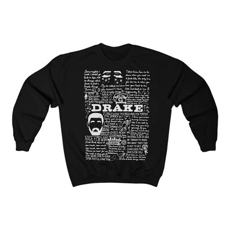 Drake Sweatshirt Drake Unisex Drake Clothing Drake Rapper | Etsy