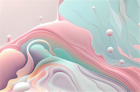 Premium Photo | Minimal abstract wallpaper with pastel colors