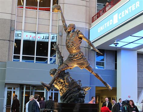 Michael Jordan Statue Now Lives Inside United Center Atrium - Near West Side - Chicago - DNAinfo