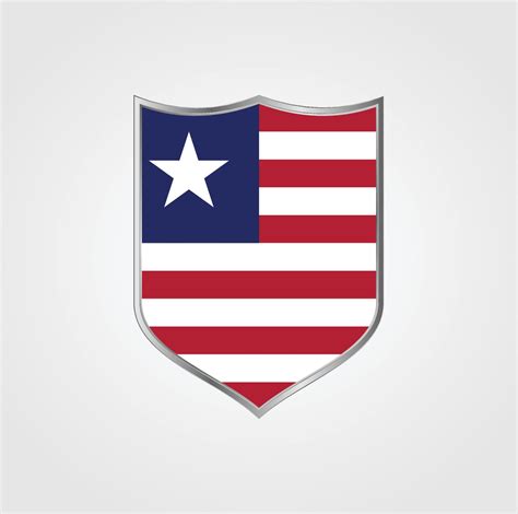 Liberia Flag Design 6078860 Vector Art at Vecteezy