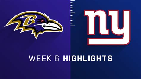 Watch the Baltimore Ravens vs. the New York Giants highlights from Week ...