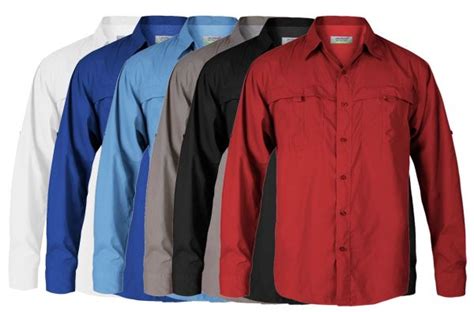 Camisa tipo columbia manga larga para caballero - Servicio de Bordados ...