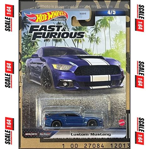 Hot Wheels - 1:64 - Custom Mustang - Fast & Furious 2023 C Case – Scale164