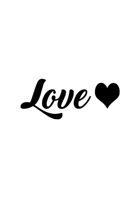 Free love sign with heart svg