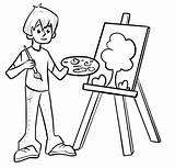 Sculptor Coloring Pages sketch template