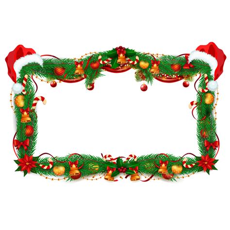 Christmas Stream Overlay Design With Light And Border Image, Christmas ...