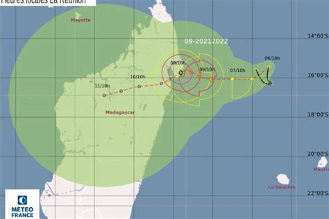 Un système dépressionnaire à 605 km de La Réunion - glbnews.com