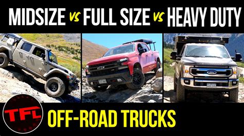 Midsize vs. Half-ton vs. HD: Which Is The RIGHT Off-Road Truck For You ...