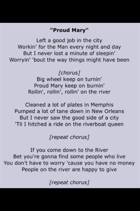 Tina Turner Lyrics