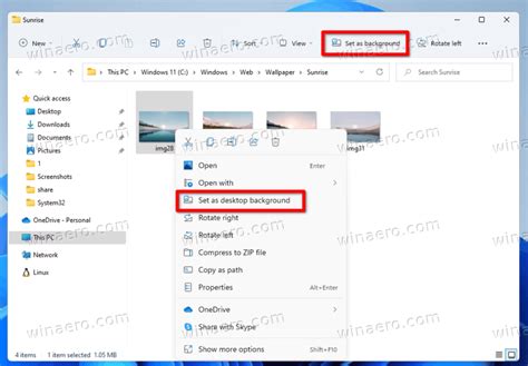 How to change wallpaper in Windows 11 without activation