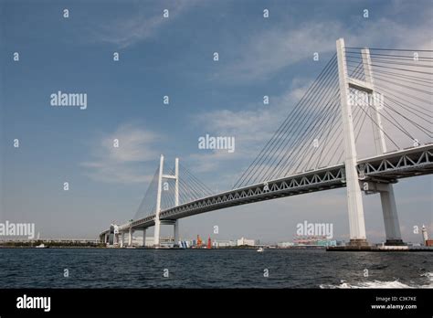 Yokohama Bay bridge, Yokohama, Japan Stock Photo - Alamy